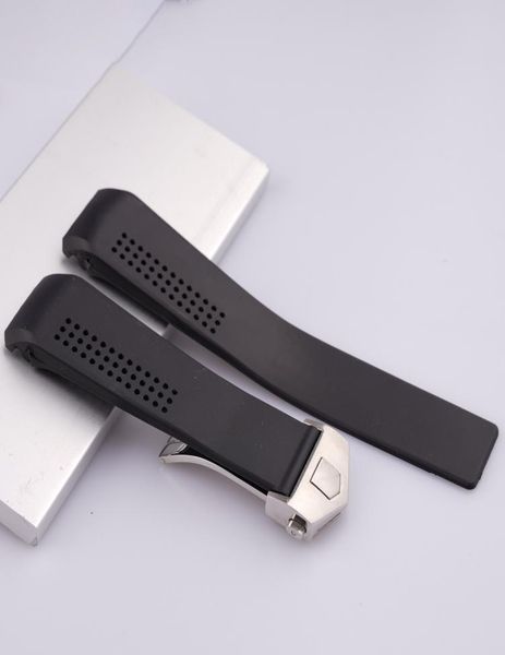 20 22mm new strap black silicone rubber watchbands strap silver deployment clasp for tag watch bundled installation tools5140827, Black;brown
20 22mm new strap black silicone rubber watchbands strap silver deployment clasp for tag watch bundled installation tools5140827, Black;brown