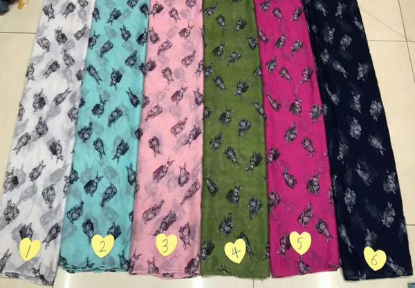 2018 new fashion cute rabbit print scarf women rabbit animal print wrap shawls scarf hijab 6 color whole 10pcslot 2379075, Blue;gray
2018 new fashion cute rabbit print scarf women rabbit animal print wrap shawls scarf hijab 6 color whole 10pcslot 2379075, Blue;gray