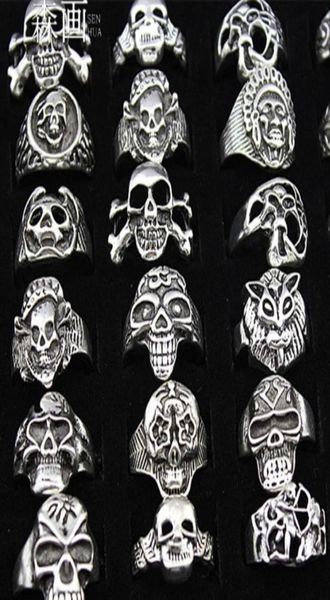 senhua whole lots 25pcs mixed cool boy mens jewelry biker gothic style antique silver skeleton skull rings for halloween gift 52534330904, Golden;silver
senhua whole lots 25pcs mixed cool boy mens jewelry biker gothic style antique silver skeleton skull rings for halloween gift 52534330904, Golden;silver