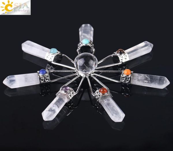 csja 7 healing point energy generator white rose quartz amethyst obsidian natural stone reiki crystal ball pendulum chakra bead je7713442, Blue;slivery
csja 7 healing point energy generator white rose quartz amethyst obsidian natural stone reiki crystal ball pendulum chakra bead je7713442, Blue;slivery