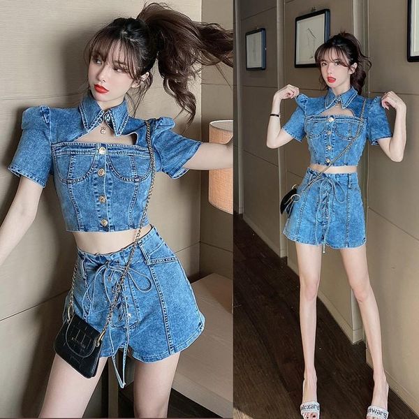 pants 2021 spring summer fashion women jeans shorts hollow denim +laceup shorts denim suit two piece sets, White
pants 2021 spring summer fashion women jeans shorts hollow denim +laceup shorts denim suit two piece sets, White
