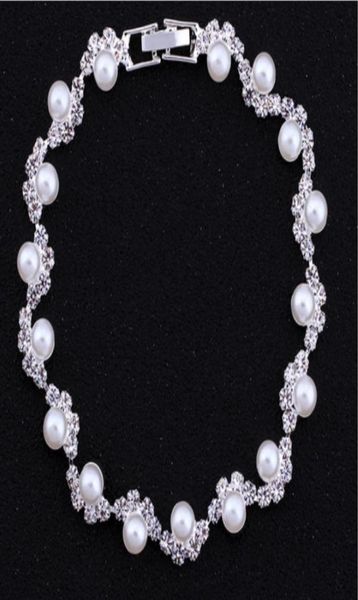 bridal pearls adorned accessories crystal beaded bracelets bridal hand accessories bridal jewelry chain7179816, White
bridal pearls adorned accessories crystal beaded bracelets bridal hand accessories bridal jewelry chain7179816, White