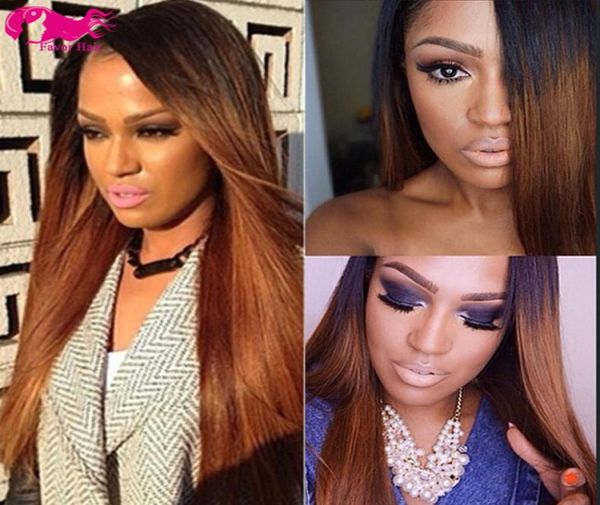 ombre 1b30 color brazilian human hair full lace wig silky straight two tone lace front wig 130 density5705001, Black;brown
ombre 1b30 color brazilian human hair full lace wig silky straight two tone lace front wig 130 density5705001, Black;brown