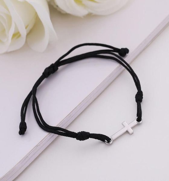 dn064 handmade adjustable korean wax cord cross charm bracelet simple silver color pendant bracelet for women3164586, Golden;silver
dn064 handmade adjustable korean wax cord cross charm bracelet simple silver color pendant bracelet for women3164586, Golden;silver