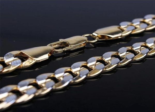 mens 2 tone yellow white gold filled embossed necklace 236quot 9mm solid curb chain gf jewelry chains4236579, Silver
mens 2 tone yellow white gold filled embossed necklace 236quot 9mm solid curb chain gf jewelry chains4236579, Silver