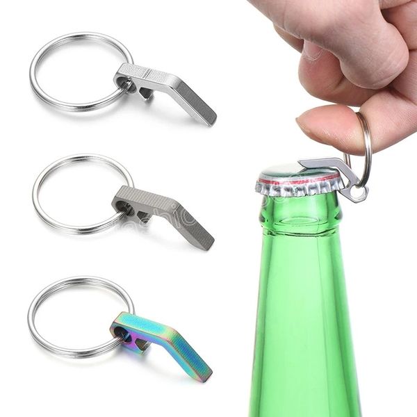 creative titanium steel beer bottle opener mini keychain can opener multifunctional kitchen wine opener tool, Silver
creative titanium steel beer bottle opener mini keychain can opener multifunctional kitchen wine opener tool, Silver