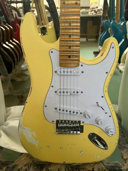hand made heavy relic masterbuilt yngwie malmsteen play loud tribute st electric guitar maple neck, scalloped fingerboard, big headstock
hand made heavy relic masterbuilt yngwie malmsteen play loud tribute st electric guitar maple neck, scalloped fingerboard, big headstock