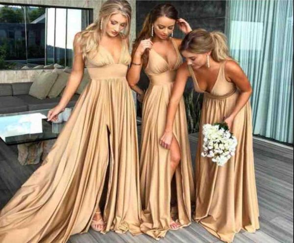 gold bridesmaid dresses deep v neck soft silk side split sweep train a line prom dress party wear junior bridesmaid dress7983897, Blue;red
gold bridesmaid dresses deep v neck soft silk side split sweep train a line prom dress party wear junior bridesmaid dress7983897, Blue;red