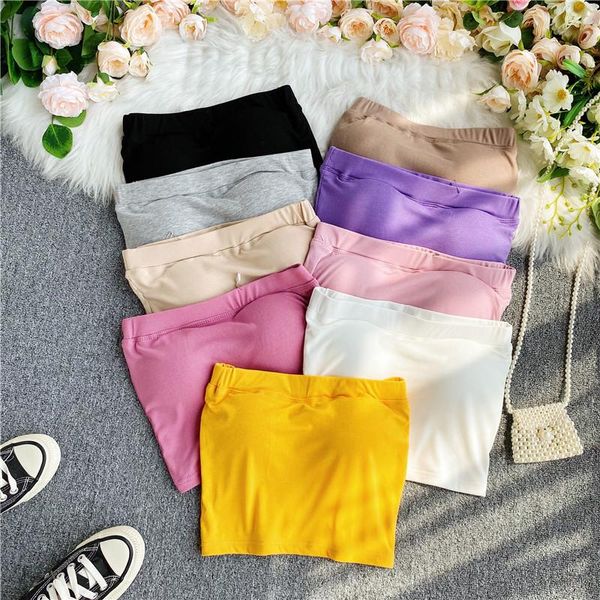 tanks short tank for women summer 2021 korean fashion new bandeau strapless casual tube with bras pink purple yellow, Black;white
tanks short tank for women summer 2021 korean fashion new bandeau strapless casual tube with bras pink purple yellow, Black;white