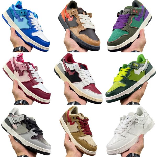 sandals leather skate shoes luxury women's designer shoes classic men's running shoes non slip basketball shoes lace up sneakers r, Black
sandals leather skate shoes luxury women's designer shoes classic men's running shoes non slip basketball shoes lace up sneakers r, Black