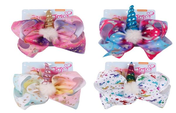 8 inch jojo bow girl hair bows unicorn star rainbow feather design children kids hair clips jojo siwa fashion hair accessory for b7974686, Golden;silver
8 inch jojo bow girl hair bows unicorn star rainbow feather design children kids hair clips jojo siwa fashion hair accessory for b7974686, Golden;silver