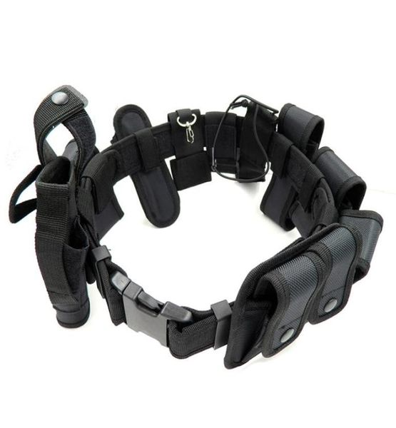 multifunctional security belts outdoor tactical military training polices guard utility kit duty belt with pouch set7437116, Black;gray
multifunctional security belts outdoor tactical military training polices guard utility kit duty belt with pouch set7437116, Black;gray