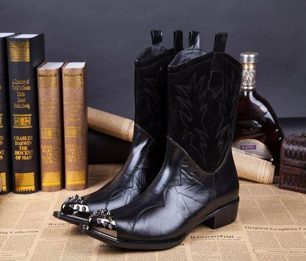 new 2018 western style rock man039s boots black help shoes boots man pointed steeltoed leather man039s knight boots 45461305618
new 2018 western style rock man039s boots black help shoes boots man pointed steeltoed leather man039s knight boots 45461305618