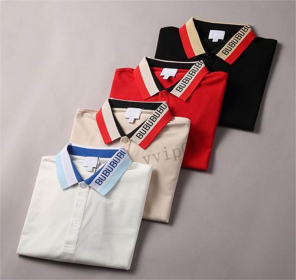 mens designer polos burbrerys cotton dress letters print t-shirt black white red apricot fashion men women tees summer short sleeve lapel po, White;black
mens designer polos burbrerys cotton dress letters print t-shirt black white red apricot fashion men women tees summer short sleeve lapel po, White;black