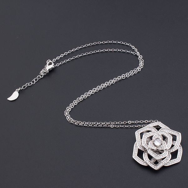 silver rose flower fine chain diamond pendants long necklaces for women trendy set luxury designer jewelry party christmas wedding gifts gir
silver rose flower fine chain diamond pendants long necklaces for women trendy set luxury designer jewelry party christmas wedding gifts gir
