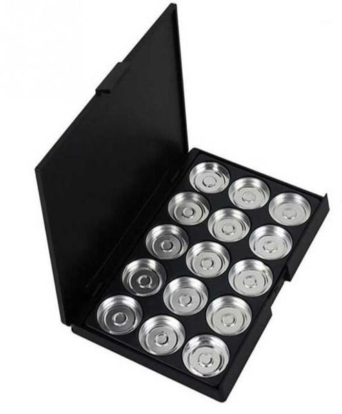 10 pcs lot professional empty make up pigment aluminum palette pans case makeup diy 15 grid beauty tools17121798
10 pcs lot professional empty make up pigment aluminum palette pans case makeup diy 15 grid beauty tools17121798