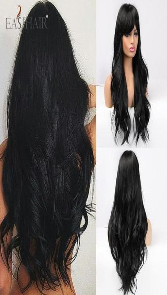 synthetic wigs easihair long black cosplay body wave with full bangs for whiteblack women brazilian american natural hair1117182
synthetic wigs easihair long black cosplay body wave with full bangs for whiteblack women brazilian american natural hair1117182