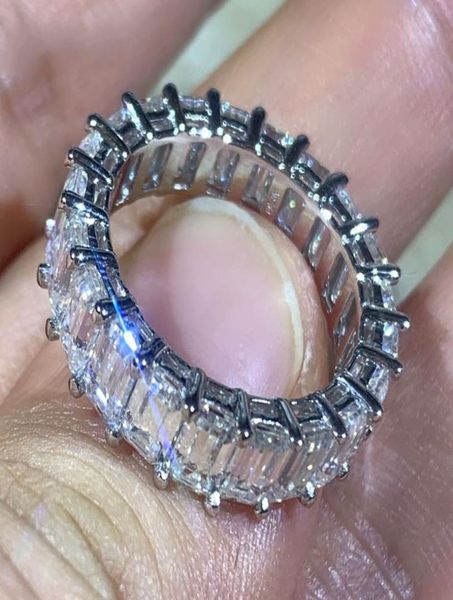 victoria wieck sparkling deluxe jewelry 925 sterling silver emerald cut white z cz diamond women wedding band ring for women g6477155, Slivery;golden
victoria wieck sparkling deluxe jewelry 925 sterling silver emerald cut white z cz diamond women wedding band ring for women g6477155, Slivery;golden