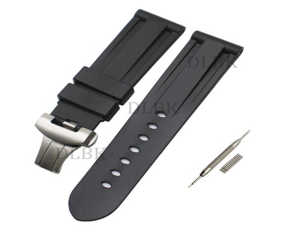 watchband 24mm men watch bands black diving silicone rubber sports strap stainless steel deployment buckle tools for panerai lumi9498992, Black;brown
watchband 24mm men watch bands black diving silicone rubber sports strap stainless steel deployment buckle tools for panerai lumi9498992, Black;brown