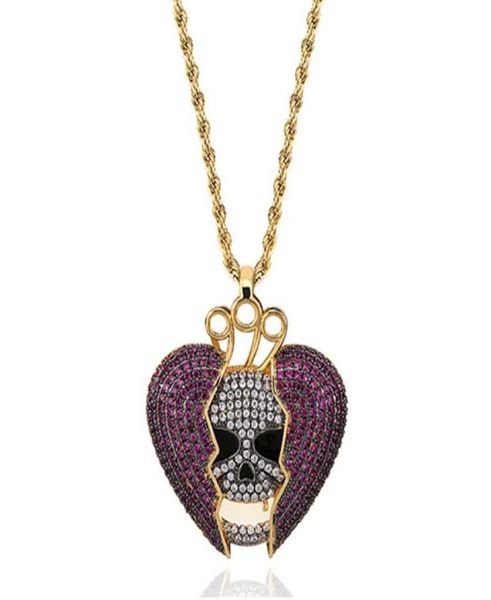 14k iced out skull skeleton purple heart juice wrld pendant necklace micro pave cubic zircon hiphop fashion jewelry8814862, Silver
14k iced out skull skeleton purple heart juice wrld pendant necklace micro pave cubic zircon hiphop fashion jewelry8814862, Silver