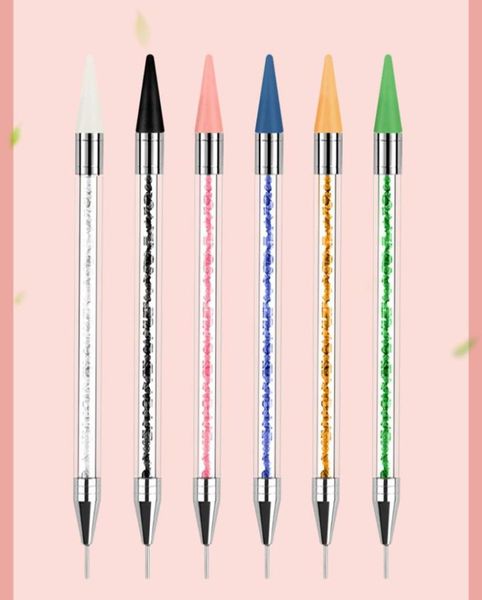na026 dualended nail dotting pen crystal beads handle rhinestone studs picker wax pen nail rhinestone beads picker acrylic7516353, Silver
na026 dualended nail dotting pen crystal beads handle rhinestone studs picker wax pen nail rhinestone beads picker acrylic7516353, Silver