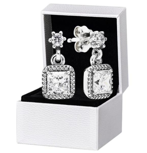 square cz diamond pendant stud earrings for pandora 925 sterling silver wedding party jewelry for women girlfriend gift designer e8878142, Golden;silver
square cz diamond pendant stud earrings for pandora 925 sterling silver wedding party jewelry for women girlfriend gift designer e8878142, Golden;silver