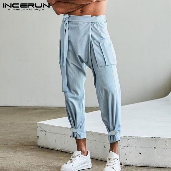 pants incerun fashion design men long pants casual streetwear wear loose solid comfortable trousers high waist striped pantalons s5xl, Black
pants incerun fashion design men long pants casual streetwear wear loose solid comfortable trousers high waist striped pantalons s5xl, Black