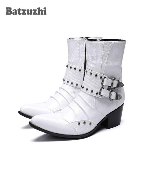 western zapatos hombre cowboy men boots 65cm heels white leather punk style pointed toe military motorcycle high hombre3713673, Black
western zapatos hombre cowboy men boots 65cm heels white leather punk style pointed toe military motorcycle high hombre3713673, Black