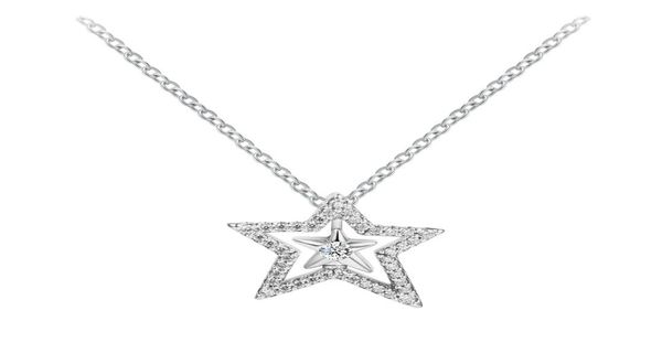 pave asymmetric star collier necklace pendant original 925 silver chain woman diy party make up5710101
pave asymmetric star collier necklace pendant original 925 silver chain woman diy party make up5710101