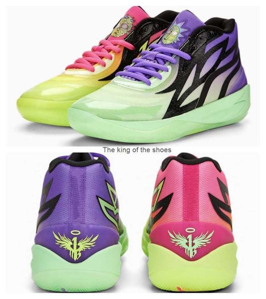 lamelo ball mb02 rick morty men women casual shoes sales purple glimmer pink green black sport shoe trainner sneakers size 36-46
lamelo ball mb02 rick morty men women casual shoes sales purple glimmer pink green black sport shoe trainner sneakers size 36-46