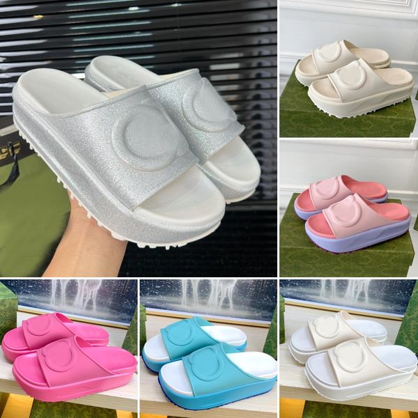 designers slipper rubber slide sandal women slippers luxurys beach thick bottom shoes summer platform slides sandals size 35-41, Black
designers slipper rubber slide sandal women slippers luxurys beach thick bottom shoes summer platform slides sandals size 35-41, Black