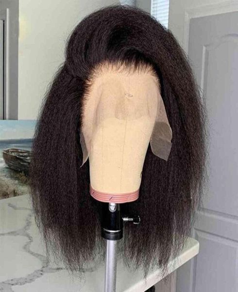 yaki short cut bob kinky straight black lace front wig for women with babyhair natural hairline synthetic heat ristant daily9043168
yaki short cut bob kinky straight black lace front wig for women with babyhair natural hairline synthetic heat ristant daily9043168