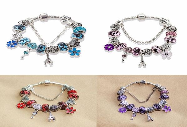 delicate charm tower pendant bracelet suitable for pandora silver plated diy beaded pendant bracelet original box set holiday gift3445663, Golden;silver
delicate charm tower pendant bracelet suitable for pandora silver plated diy beaded pendant bracelet original box set holiday gift3445663, Golden;silver