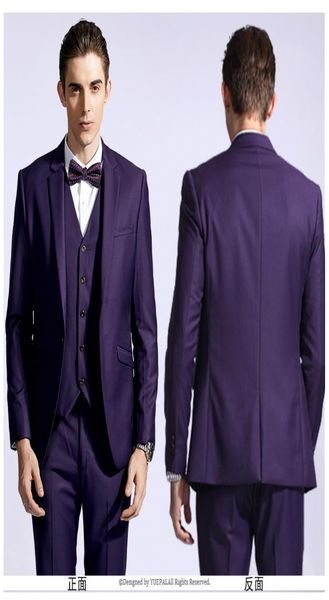 new stylish slim fit purple groom tuxedos notched lapel one button men039s wedding dress prom clothing business suitjacketpan2290396, Black;gray
new stylish slim fit purple groom tuxedos notched lapel one button men039s wedding dress prom clothing business suitjacketpan2290396, Black;gray