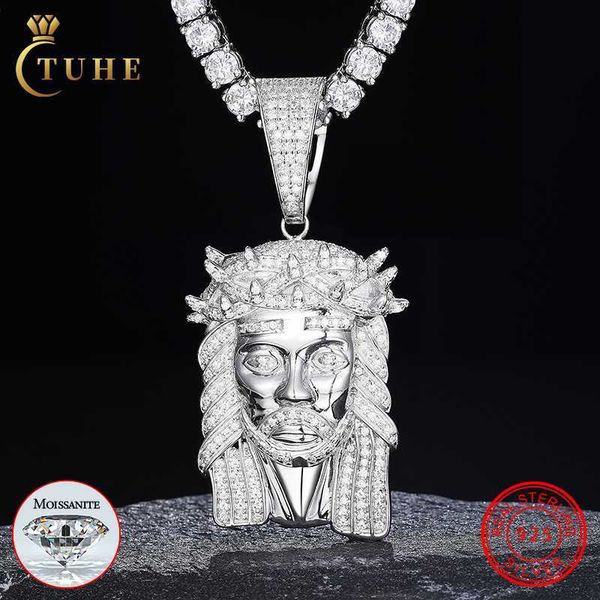 new design bling hip hop jewelry 925 sterling silver vvs moissanite diamond iced out jesus face pendant
new design bling hip hop jewelry 925 sterling silver vvs moissanite diamond iced out jesus face pendant