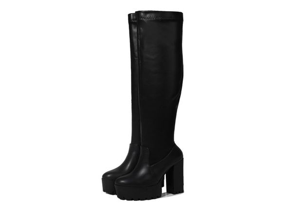 ltarta women 15cm thick over female highheeled waterproof platform pu knee high square heels boots mx2005087566261, Black
ltarta women 15cm thick over female highheeled waterproof platform pu knee high square heels boots mx2005087566261, Black
