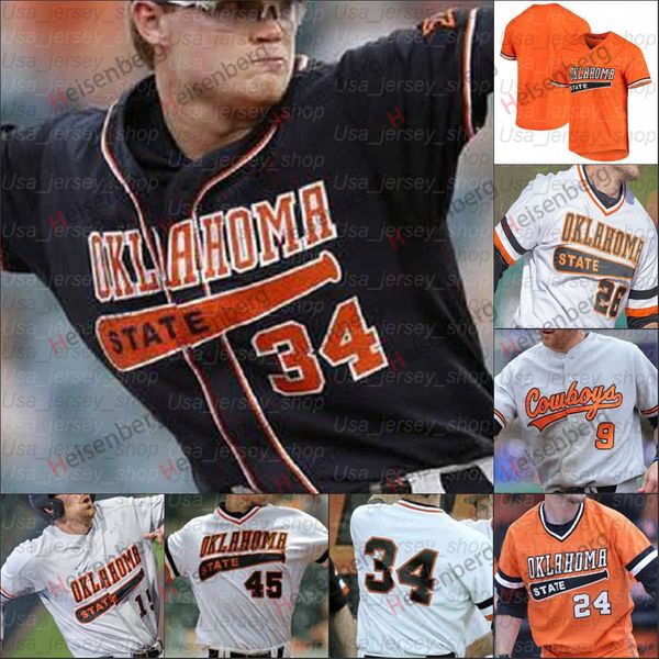 new college wears baseball jerseys oklahoma state cowboys hueston morrill christian funk carson mccusker pey, Black
new college wears baseball jerseys oklahoma state cowboys hueston morrill christian funk carson mccusker pey, Black