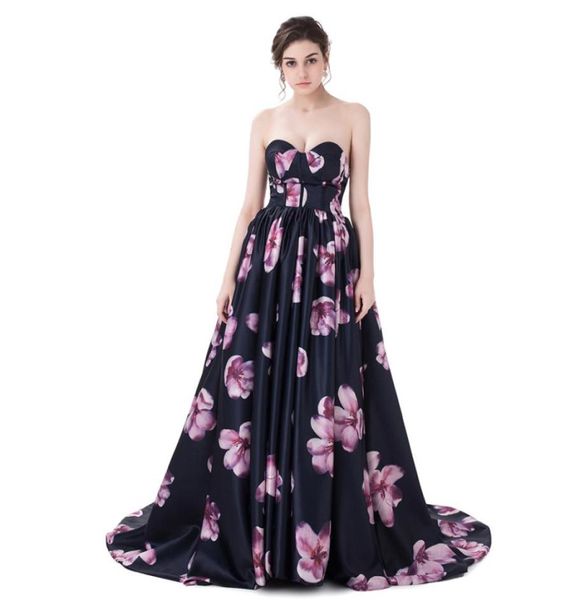 prom dresses with flower pattern romantic prom dresses illusion neckline printed chaple train lace up back evening gown cmw00145480791, Black
prom dresses with flower pattern romantic prom dresses illusion neckline printed chaple train lace up back evening gown cmw00145480791, Black