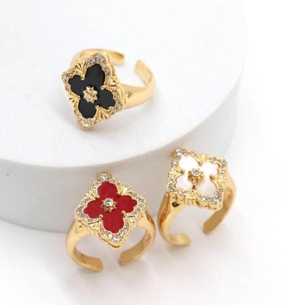 natural shell clover luxury designer bang rings for women with shining bling crystal lucky 18k gold open ring jewelry2821715, Silver
natural shell clover luxury designer bang rings for women with shining bling crystal lucky 18k gold open ring jewelry2821715, Silver