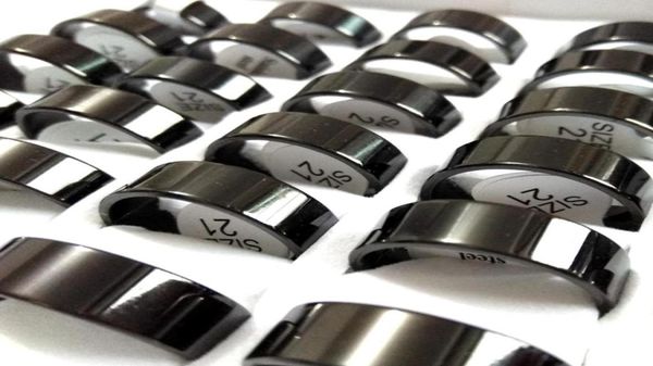 50pcs black stainless steel ring width 8mm mens jewelry classic band finger ring gift favor whole fashion jewelry96250731722006, Silver
50pcs black stainless steel ring width 8mm mens jewelry classic band finger ring gift favor whole fashion jewelry96250731722006, Silver