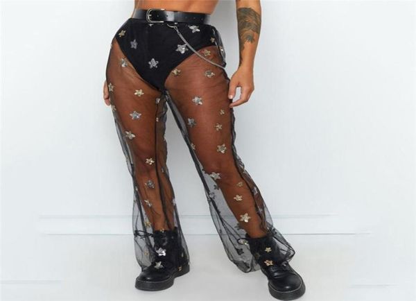 women mesh sequined bikini cover up high waist see through beach pants elegant slim sheer playa trouser party beachwear saron9970426, Blue;gray
women mesh sequined bikini cover up high waist see through beach pants elegant slim sheer playa trouser party beachwear saron9970426, Blue;gray