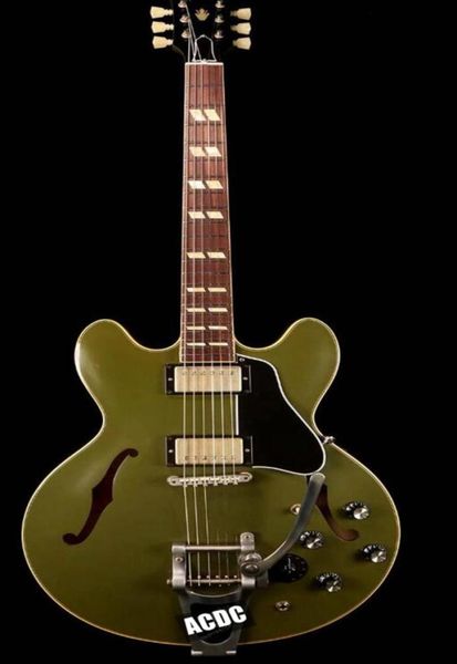 es 345 reissue olive drab matte green hollow body electric guitar bigs tremolo bridge varitone knob cream bindings nickel hardw1971868
es 345 reissue olive drab matte green hollow body electric guitar bigs tremolo bridge varitone knob cream bindings nickel hardw1971868