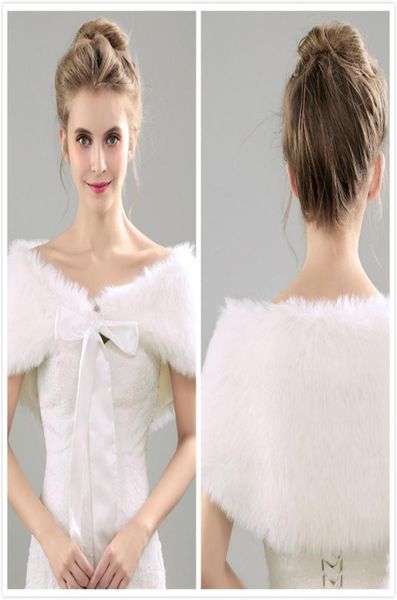 2017 new style faux fur jacket wrap shrug bolero coat wrap bow shawl cape bridal wedding shawl bridesmaid wrap wedding accessories6794810, White
2017 new style faux fur jacket wrap shrug bolero coat wrap bow shawl cape bridal wedding shawl bridesmaid wrap wedding accessories6794810, White