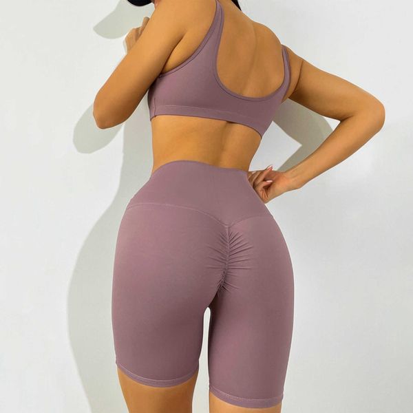 set of pleated and breathable yoga suits for women with hip lifting and high waist pleated yoga shorts long pants sports and fitness suits f, Gray
set of pleated and breathable yoga suits for women with hip lifting and high waist pleated yoga shorts long pants sports and fitness suits f, Gray