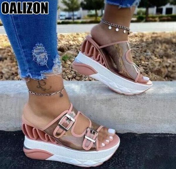 slippers summer fashion women belt buckle strap wedge high heel increasing height platform lady mujer sandals shoes r846562971, Black
slippers summer fashion women belt buckle strap wedge high heel increasing height platform lady mujer sandals shoes r846562971, Black