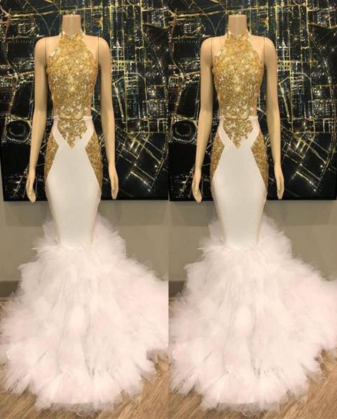 gorgeous halter neck gold and white prom dress 2019 mermaid long evening gowns bottom with tulle ruffles party dresses2594651, Black
gorgeous halter neck gold and white prom dress 2019 mermaid long evening gowns bottom with tulle ruffles party dresses2594651, Black