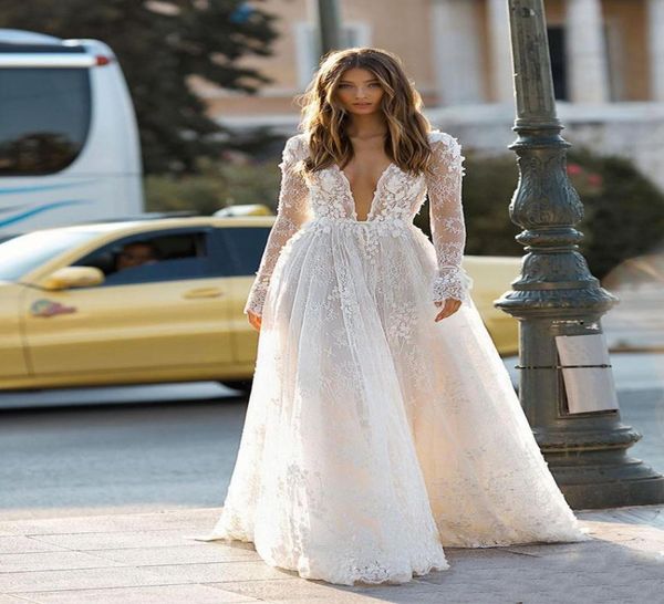 elegant gown berta wedding dresses deep v neck backless 3d flora lace appliques beach bridal custom robe de mariee1432106, White
elegant gown berta wedding dresses deep v neck backless 3d flora lace appliques beach bridal custom robe de mariee1432106, White