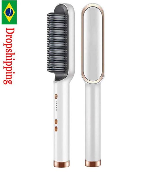 hair straighteners multifunctional straightener brush electric heat comb curler hair fast modeling tool 2210213853186, Black
hair straighteners multifunctional straightener brush electric heat comb curler hair fast modeling tool 2210213853186, Black