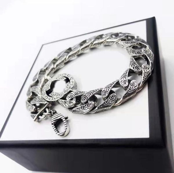 fashion hip hop trendy man link chain 925 silver men039s bracelet retro old style with box6167478, Black
fashion hip hop trendy man link chain 925 silver men039s bracelet retro old style with box6167478, Black