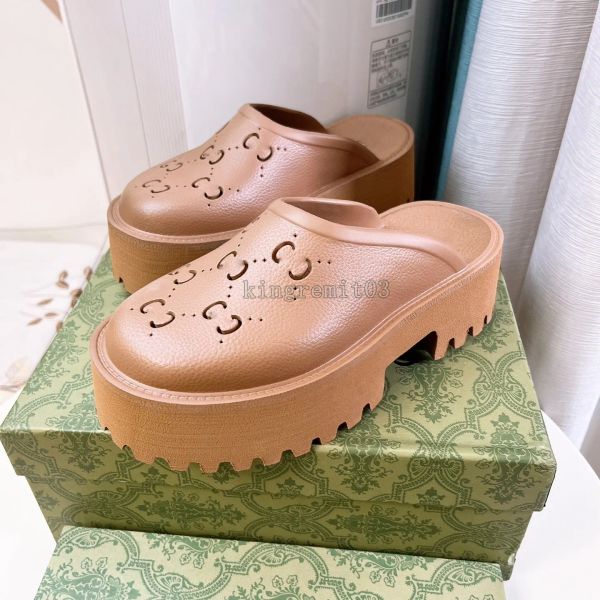 designer sandals perforated g platform slipper thick bottom slide fashion casual shoes luxury hollow pattern transparent materials sanda jhc, Black
designer sandals perforated g platform slipper thick bottom slide fashion casual shoes luxury hollow pattern transparent materials sanda jhc, Black